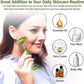 MARBLE STONE JADE ROLLER & GUA SHA