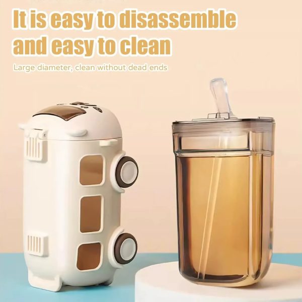 School Bus Kids Water Bottle