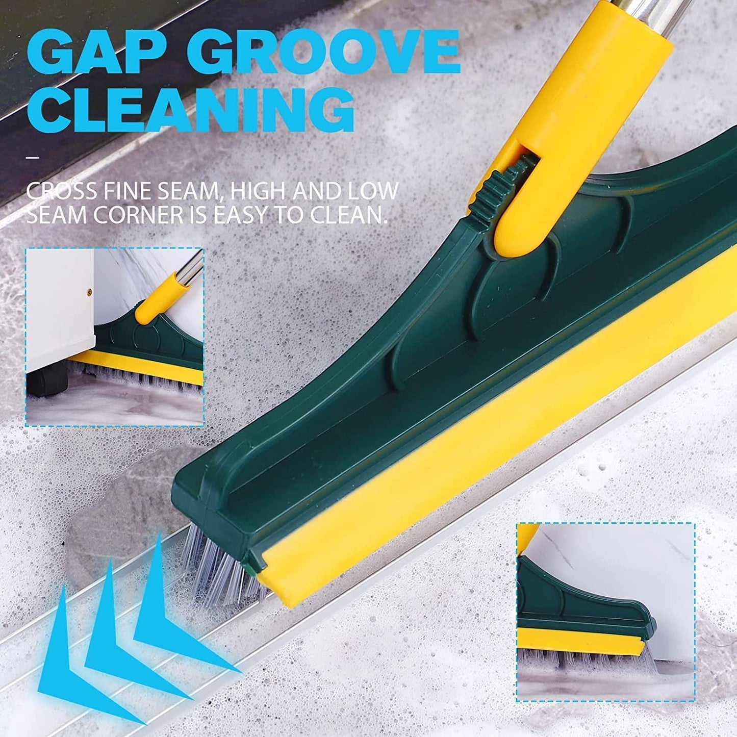 2 in 1 Floor Cleaning Brush Bathroom